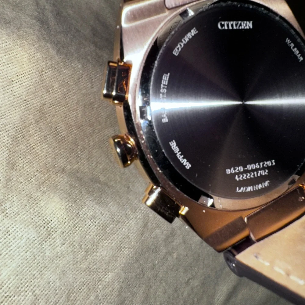Citizen Axiom 43MM Rose Gold Stainless Steel Men’s Watch